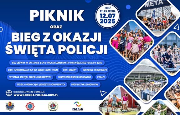 Kolorowa grafika promująca wydarzenie-piknik.