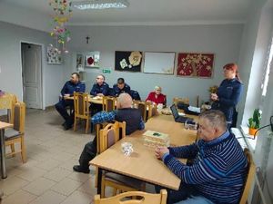 Uczestnicy w trakcie debaty.